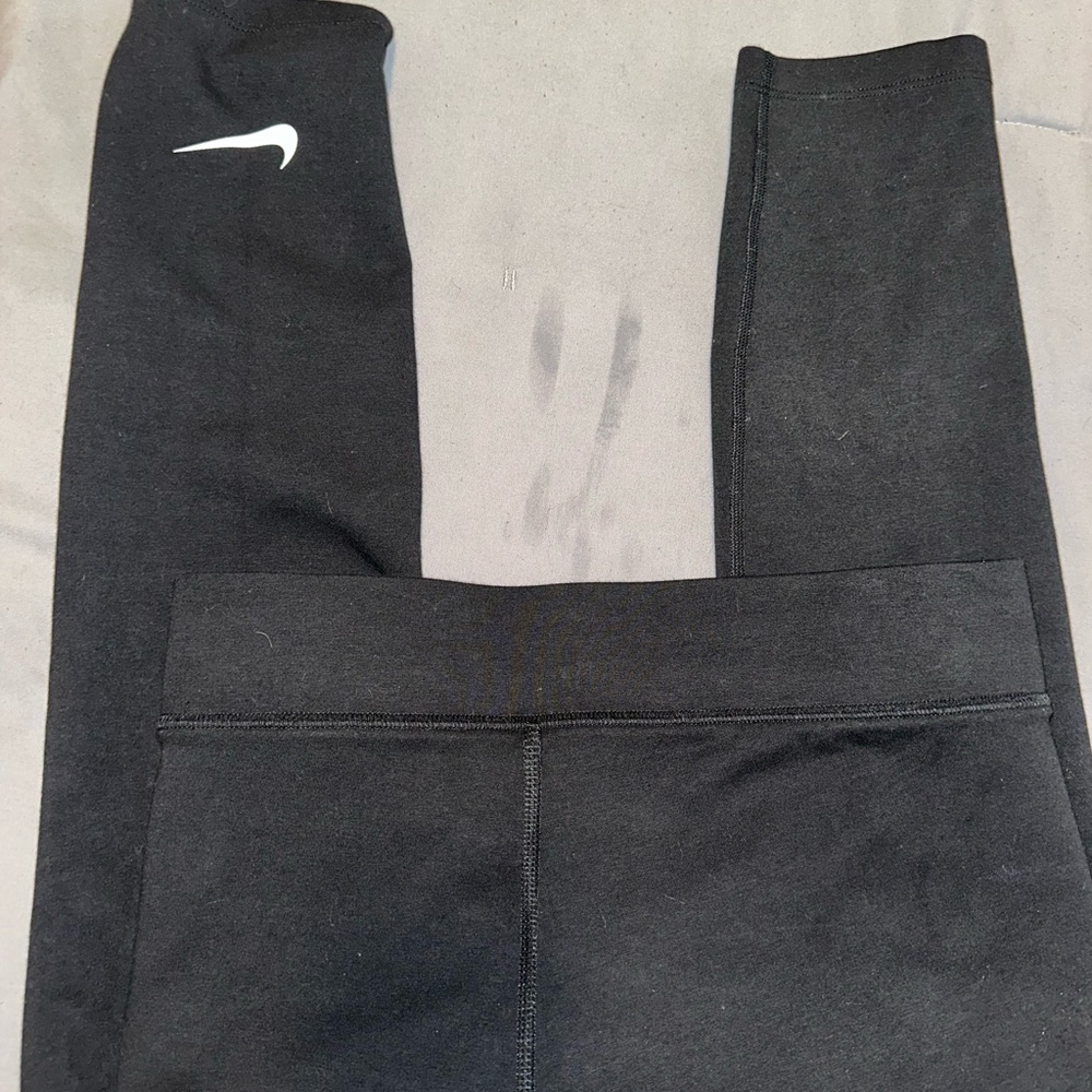 Black Nike cotton tights
